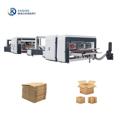 Machine Gluer de dossier automatique de 2800 mm pour fabriquer des boîtes ondulées