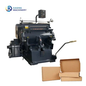 Foil d'emboutissage chaud est-ce que Machine de pli de coupe de carton semi-automatique