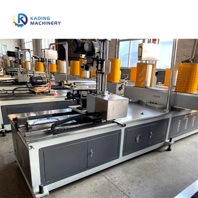 Machine de fabrication automatique du tube de noyau en papier avec coupe-spirale